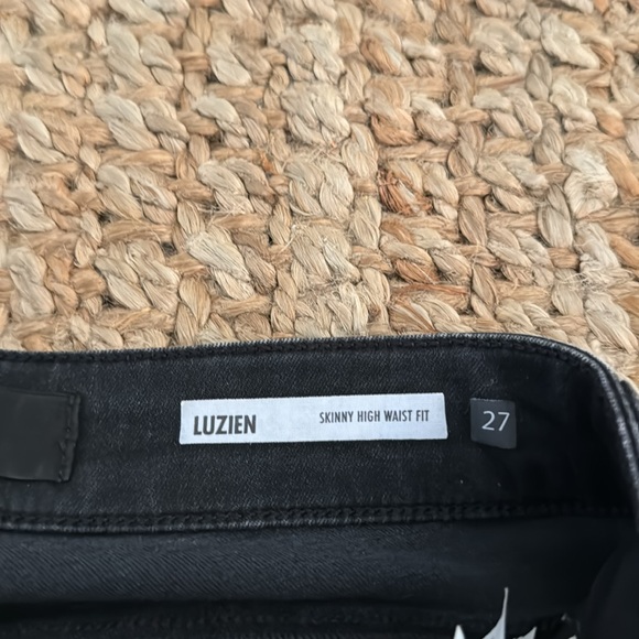 REPLAY BLACK HIGH WAIST FIT DENIM JEANS SIZE 27 - Picture 5 of 6